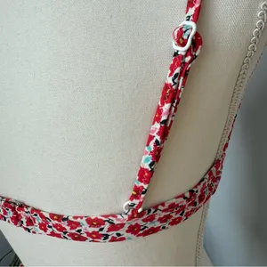 J. Crew Floral Print Bikini High Waist‎ Bottoms & Ruffle on Top Bottom-XS Top-M thumbnail 6