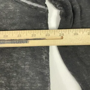 We The Free Tunic Sweater Womens XS‎ Black Long Sleeve Raw Hem Exposed Seams thumbnail 6