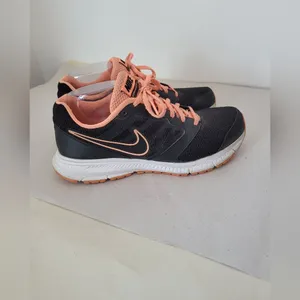 Nike Downshifter 6 Running Shoes Sneakers Athletic Women Black Coral Pink 9.5 thumbnail 3