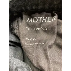 Mother The Tripper Not Guilty Women's Jeans Size 28 Black Button Fly 1566Q-180 thumbnail 9