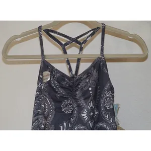 Balance collection racerback tank top paisley print thumbnail 2