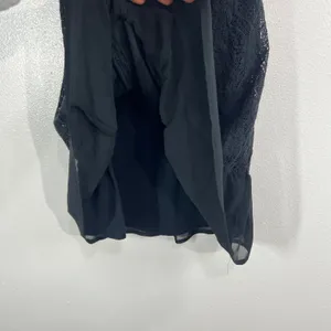 Abercrombie & Fitch‎ Lace Mini Dress XS Black Sleeveless High Neck Boho Gothic thumbnail 8