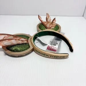 Disney Parks Wakanda Forever Mickey Ears Headband Black‎ Panther Limited Release thumbnail 4