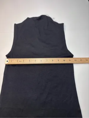 Zara Modal Cotton Blend Black Sleeveless Tank Top NWT Size M thumbnail 10