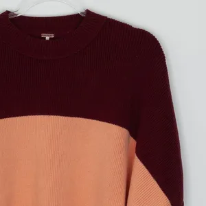 Free People Womens Oversized Colorblock Sweater Size S Dolman‎ Sleeve Slouchy thumbnail 2