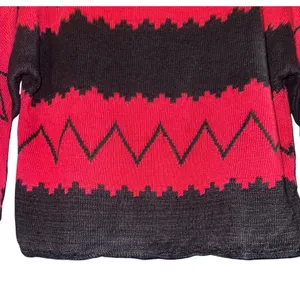 Lauren Ralph Lauren Southwestern Linen‎ Sweater Sz Med Dolman Sleeves Geometric thumbnail 4