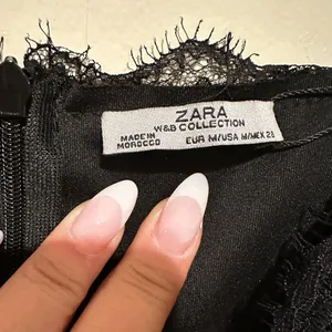 Zara W&B Collection Lacey Vneck Bodycon Spaghetti Strap Cocktail Party Dress M thumbnail 6