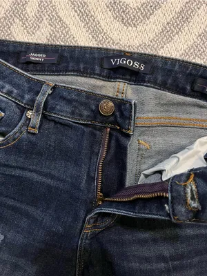 VIGOSS Women’s Jagger Distressed Classic Fit Skinny Blue Denim Jeans 28 thumbnail 7