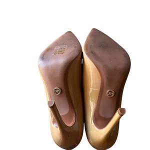 MICHAEL MICHAEL KORS Keke Patent Leather Pointed Toe Pump Toffee Sz‎ 9 thumbnail 7