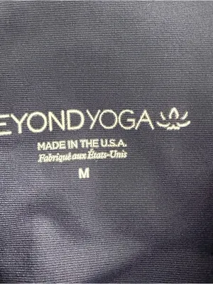 Beyond Yoga Navy and Ombre Gold Speckle Leggings thumbnail 6