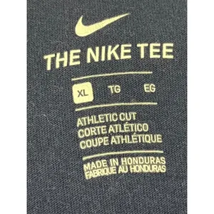 Nike 00 Star Graphic Athletic Cut Cotton T-Shirt Women‎ XL Navy Orange Workout thumbnail 5