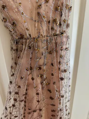 Lulus Rose Gold Sequin Maxi Dress thumbnail 2