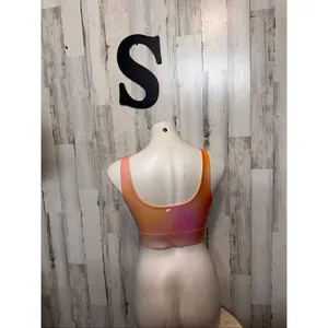 Fabletics Reversible Sports Bra Womens Size Small S Orange Purple Ombre Crop Top thumbnail 9