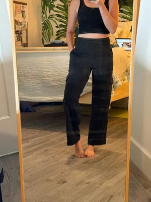 Athleta black cargo pant XXS thumbnail 4