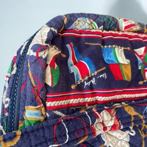 VTG Vera Bradley Regatta 1994 Quilted Shoulder Tote Bag Nautical USA Retired thumbnail 9