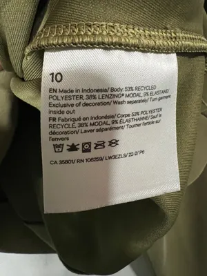 Lululemon Softstreme Perfectly Oversized Crop Crewneck Sweatshirt Bronze Green thumbnail 5
