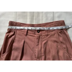 Madewell The Neale Straight-Leg Pant Drapeweave Dried Rose 6 EUC Wide Fit thumbnail 8