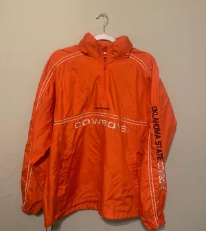 Vintage OSU Windbreaker Orange Size M thumbnail 1