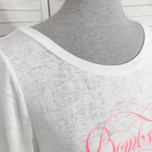 Victoria’s Secret Bombshell Burnout Slub Knit Long Sleeve Tee Shirt White‎ Small thumbnail 7