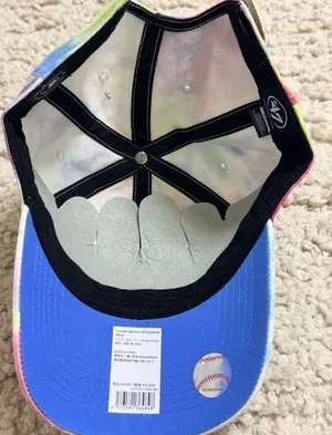 New 47 Brand Unisex New York Yankees Tie-Dye Clean Up Adjustable Hat thumbnail 4