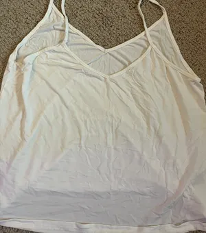 Plain v neck tank top White Size M thumbnail 2