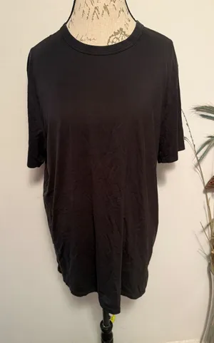 Lululemon Black Short Sleeve Crew Neck T Shirt Athleisure Casual Top‎ Men's L thumbnail 1