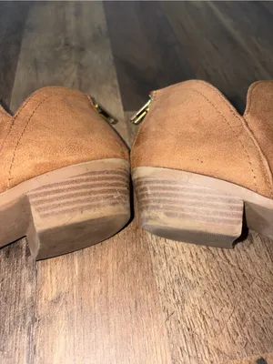 Soda Women's Suede Ankle Bootie in Tan thumbnail 6