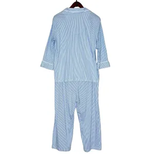 LRL Ralph Lauren Pajama Women's Size L Cotton 3/4 Sleeve Capri Pant Matching Set thumbnail 8