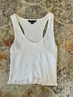 American Eagle Outfitters Smocked Tank Top thumbnail 2