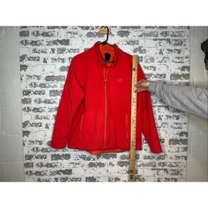 The North Face | women bright coral pink zip up jacket thumbnail 4