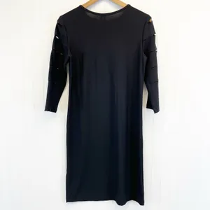 NEW Love Scarlett Womens S Knit Dress Black Cutout s Grunge Gothic‎ Stretchy thumbnail 10