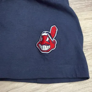 Lee Blue & Red Cleveland Indians Short Sleeve 100% Cotton Women's T-Shirt Size M thumbnail 6