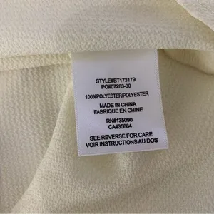Black Swan Ivory Blouse Medium Long Sleeve NWT Romantic Cottagecore thumbnail 7