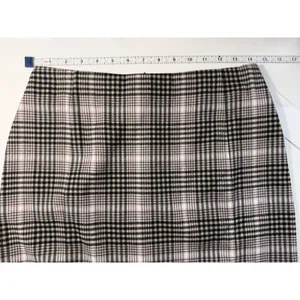 Eyeshadow Pink Brown Plaid Mini Skirt Womens‎ 10 NWT Dark Academia Preppy thumbnail 6