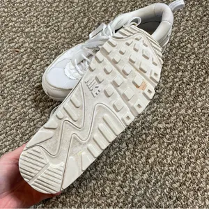 Nike Air Max 90 Futura Triple White Shoes Sneakers DM9922-101 thumbnail 14