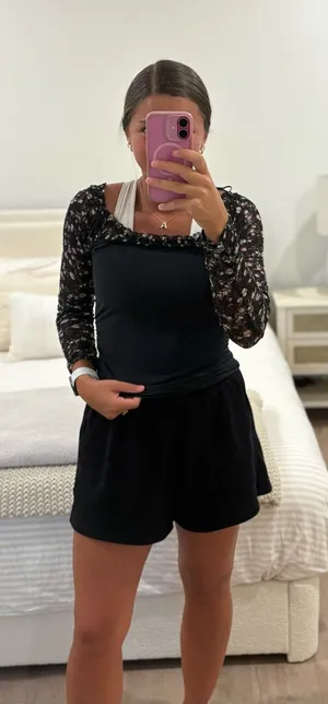 Free People Josie Long Sleeve Top Size Small thumbnail 1