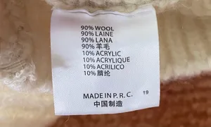 Brandy Melville Cream Cable Knit 90% Llama Wool Oversized Sweater 160/84A thumbnail 4