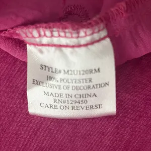 Fred David Magenta Pink Floral Embroidered Shirt Blouse XL Cottagecore Prairie‎ thumbnail 8