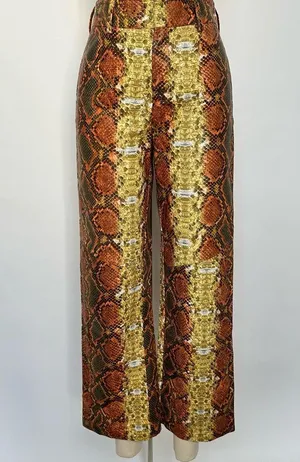 I.AM.GIA Multicolor Snakeskin Pants thumbnail 1
