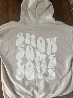 Etsy Show Some Love Custom Hoodie thumbnail 2