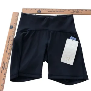 Lululemon Train Times Short 6” inseam Midnight Navy Size 6 Bike Shorts thumbnail 11