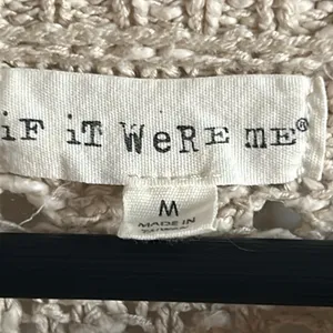 If It Were Me Vintage Cottagecore Open Knit Short Sleeve Boatneck Sweater thumbnail 6