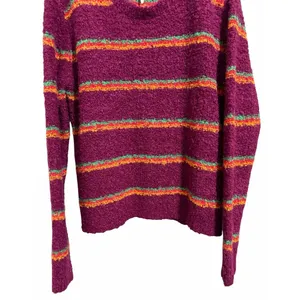 Free People Best Day Ever Striped Sweater‎ Women's Size Large thumbnail 5