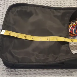 Stylish Black Bag with Multicolor Strap (28) thumbnail 7