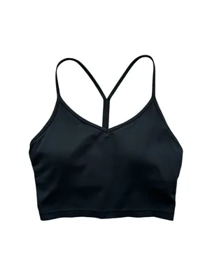 🔃Glowmode Black Cropped Tank Top Size M thumbnail 3