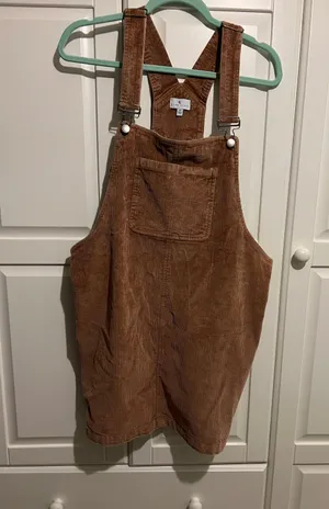 Overall Dress Brown Size 1X thumbnail 1