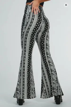 Windsor Free Spirit Chick High-Rise Boho Flare Pants thumbnail 2