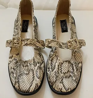 RACHEL Rachel Roy Snake Print Baby Doll Flats Size 8.5 thumbnail 1