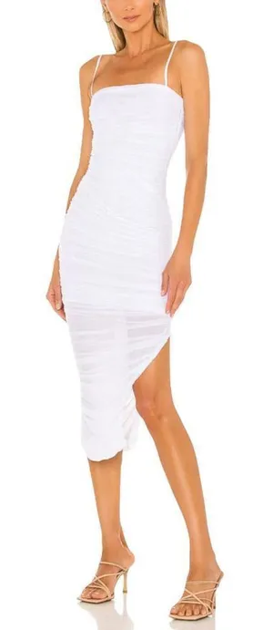 SNDYS Simone Dress in White US2‎ White Size 2 thumbnail 1
