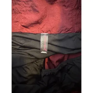 Free People FP Movement The Way Home Shorts Jasper Burgundy High Rise Running thumbnail 3